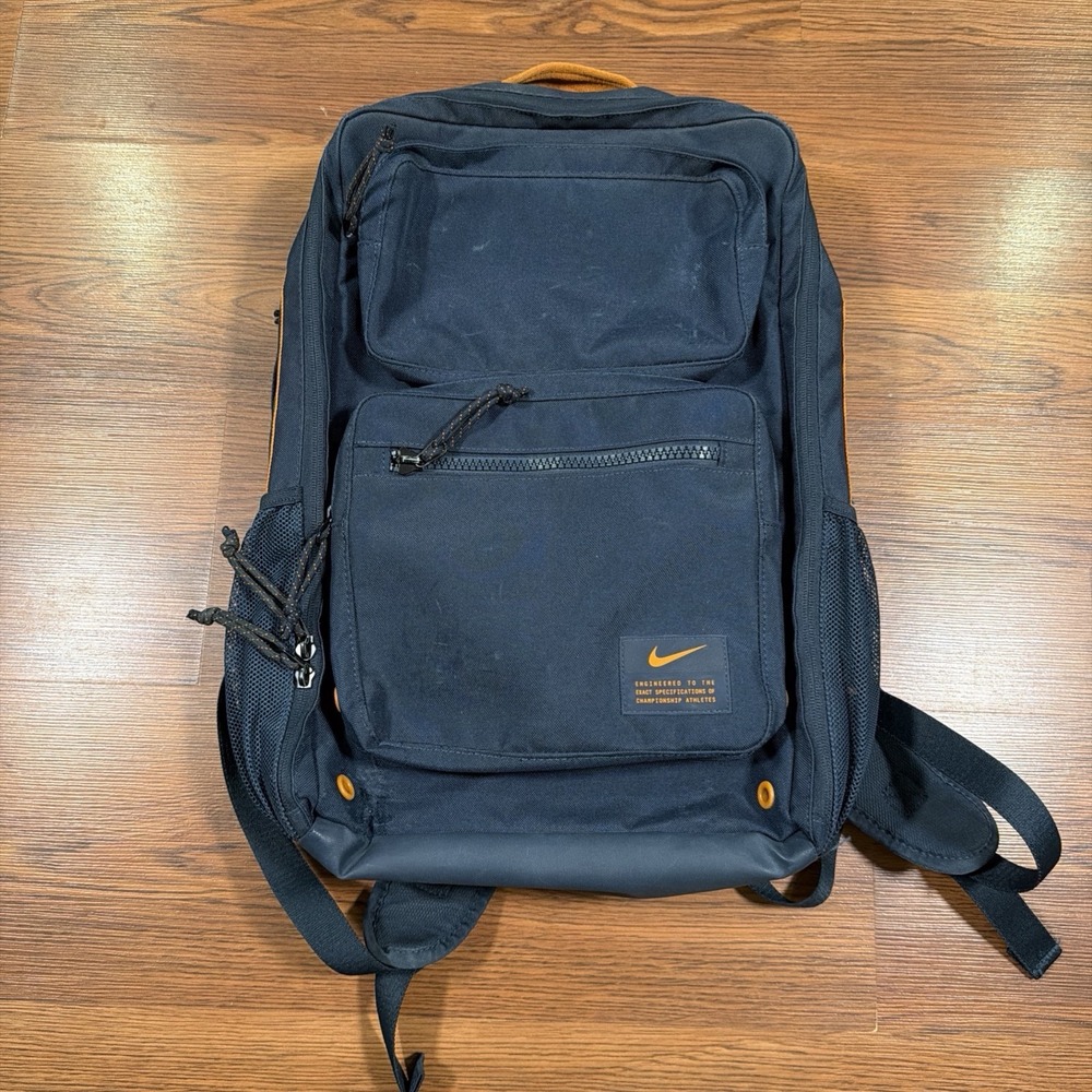 Nike Utility Speed Training Backpack Navy Blue Cargo Hiking Heavyweight Bag